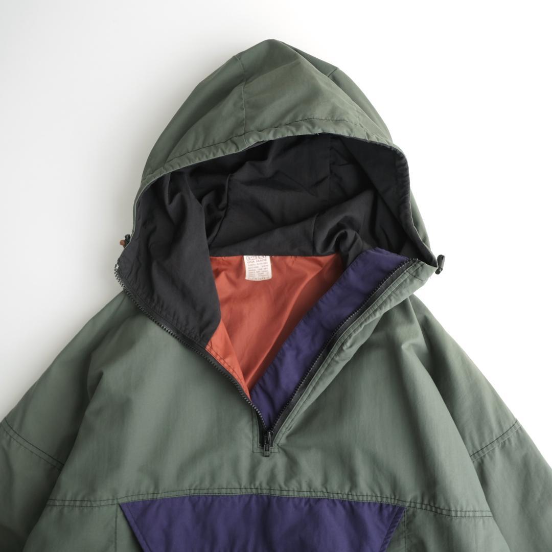 twist USA製 ナイロンアノラックパーカー オリーブ L - メルカリ
