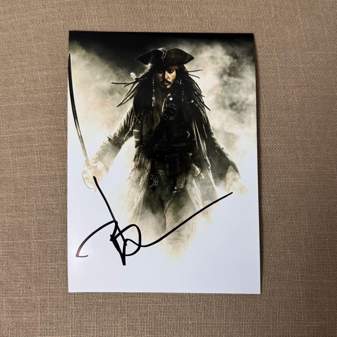 東京コミコン2025 ジョニーデップ 直筆サイン写真 証拠有り ジョニー・デップ氏サイン会・撮影会の運営に関するお詫びとご案内」を