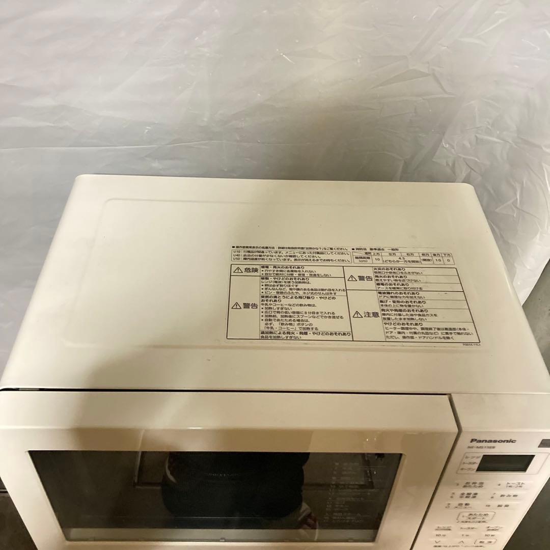 美品 パナソニックNE-MS15E8-KW オーブンレンジ 電子レンジ - メルカリ