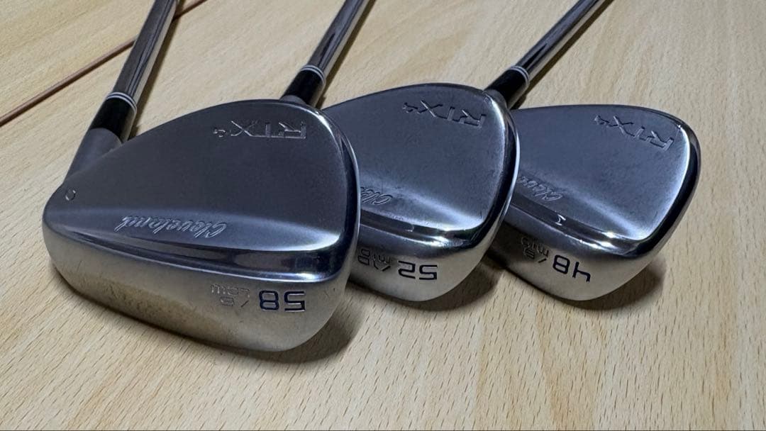 クリーブランドRTX4 48/52/58 DG 3本セット クリーブランド RTX F-フォージド ウェッジの試打レビュー 口コミ