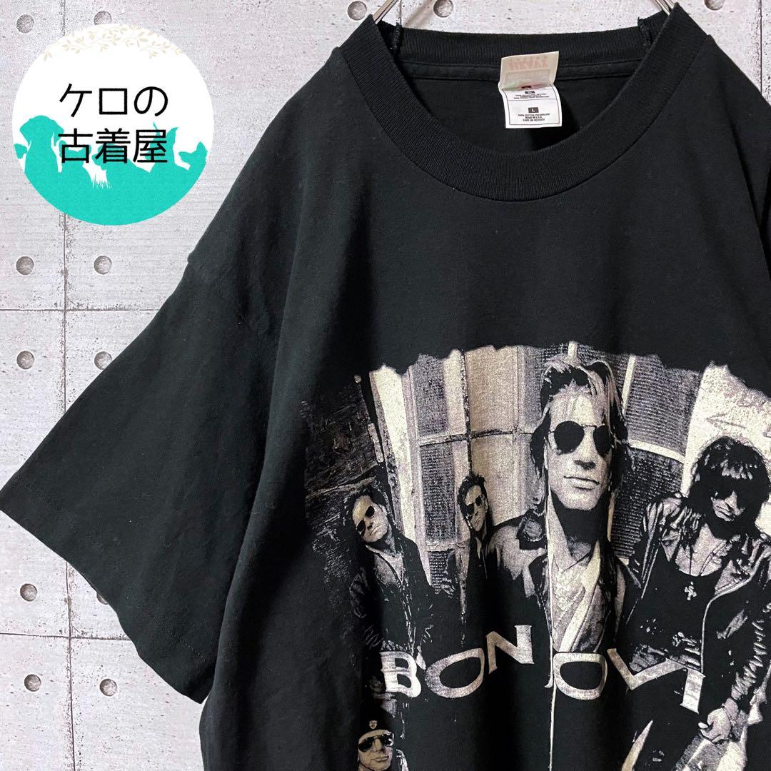 90s ボンジョビ BON JOBI バンド Tシャツ 美品 L 黒 US古着 - メルカリ