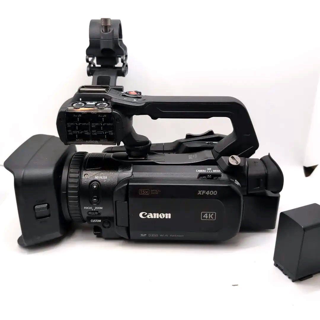 Canon XF400 4K ビデオカメラ 予備バッテリー付き Canon XF400 4K Digital Camcorder