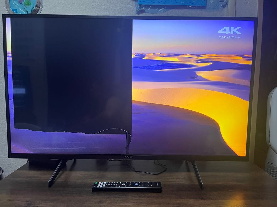 ジャンク品】SONY KJ-43X8000H 4K液晶テレビ 43V