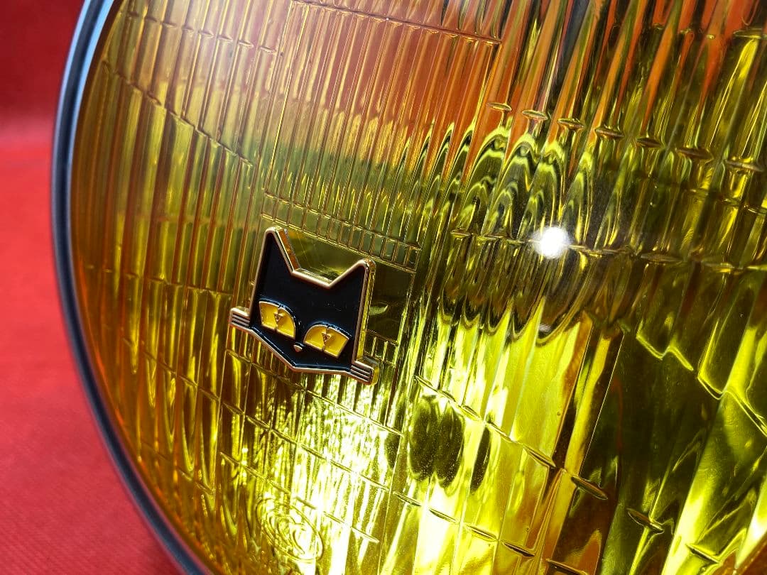 マ−シャルタイプ180パイガラスレンズヘッドライトイエローレンズ