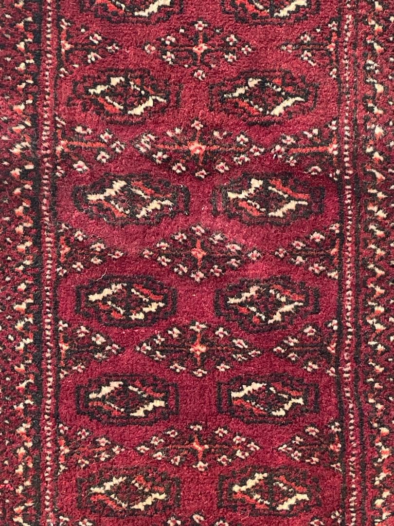 《 Vintage Rug 》トルクメンラグ　トライバル　アフガン　幾何学模様