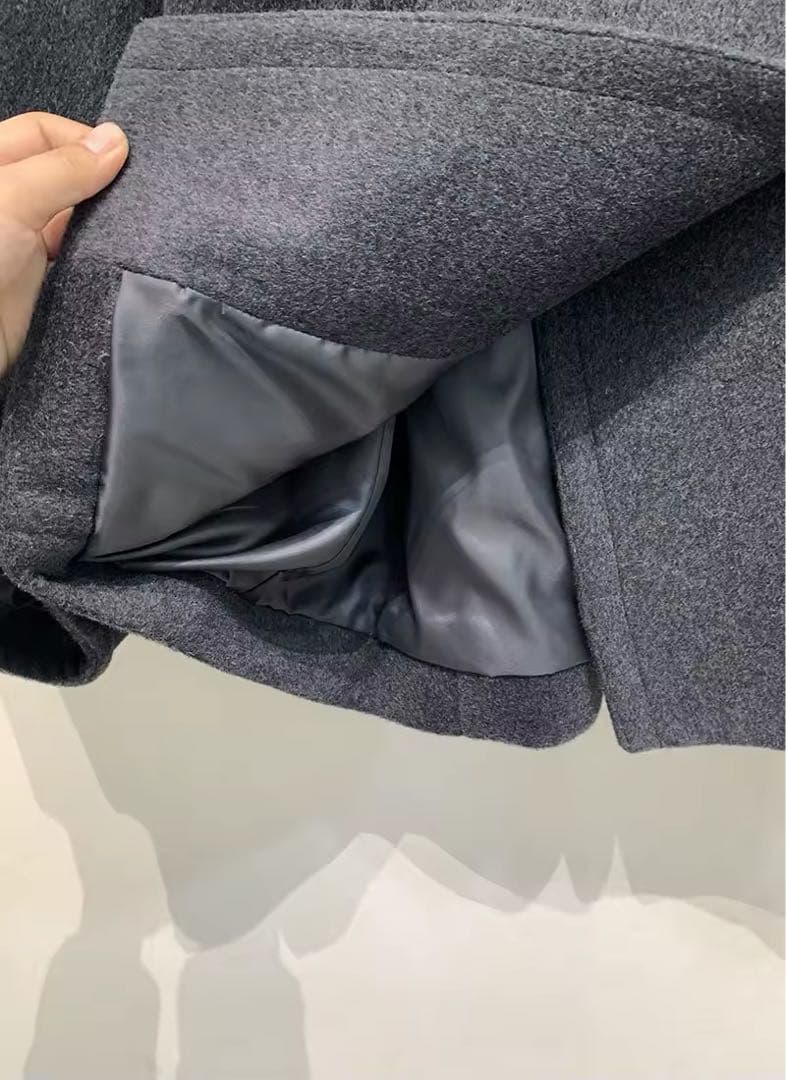 今期新作】machatt スタンドカラーウールコート - メルカリ