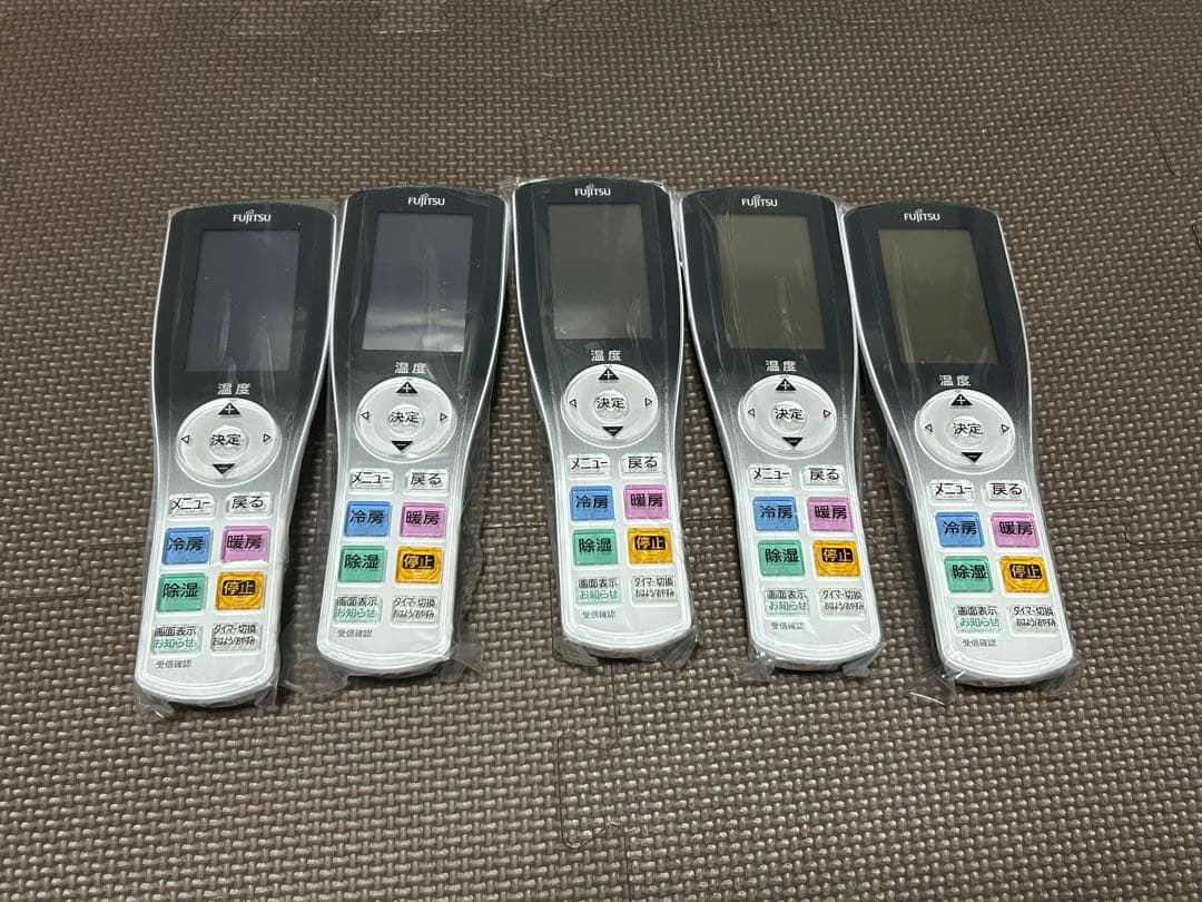 新品　AR-RJA1J　エアコン用リモコン　5個　富士通 Amazon.co.jp: 富士通ゼネラル 純正エアコン用リモコン AR-RJA1J 部品