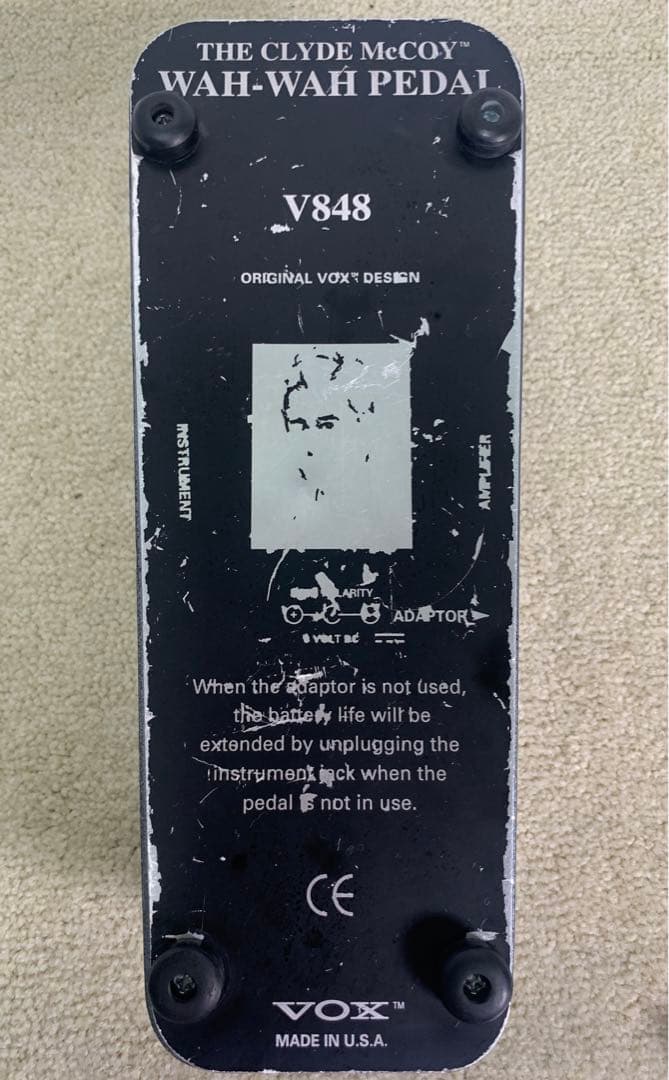 ぬし様専用 V848 CLYDE McCOY VOX ワウペダル MOD - メルカリ