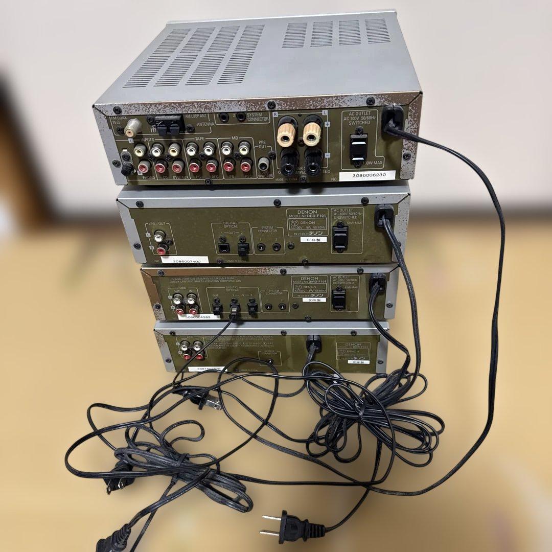 DENON DMD,DRA,DCD,DRR-F101 MDデッキ MDプレイヤー