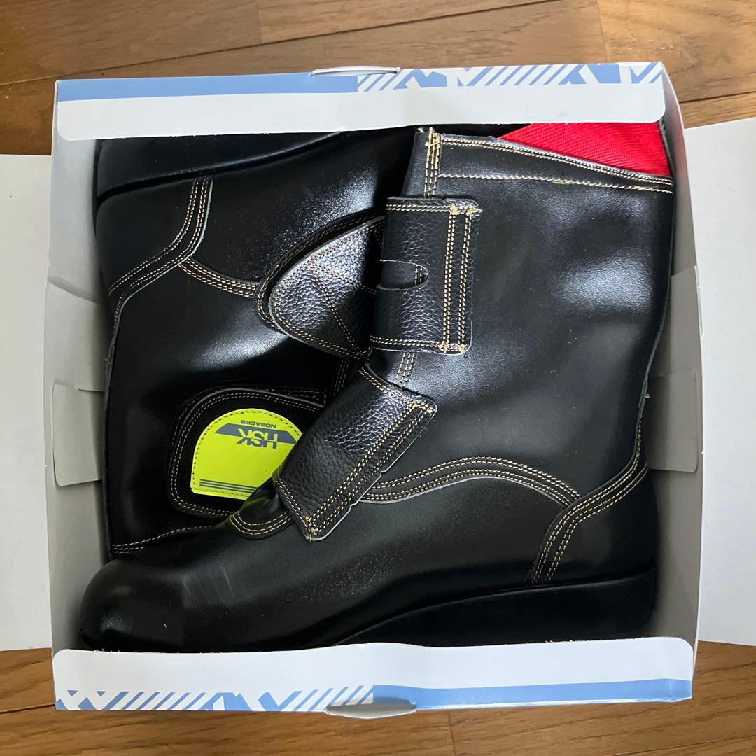 舗装用安全靴　舗装靴　舗装安全靴　安全靴 ノサックス HSK舗装工事用安全靴 半長靴 25cm HSK-208-25.0 1足（直送