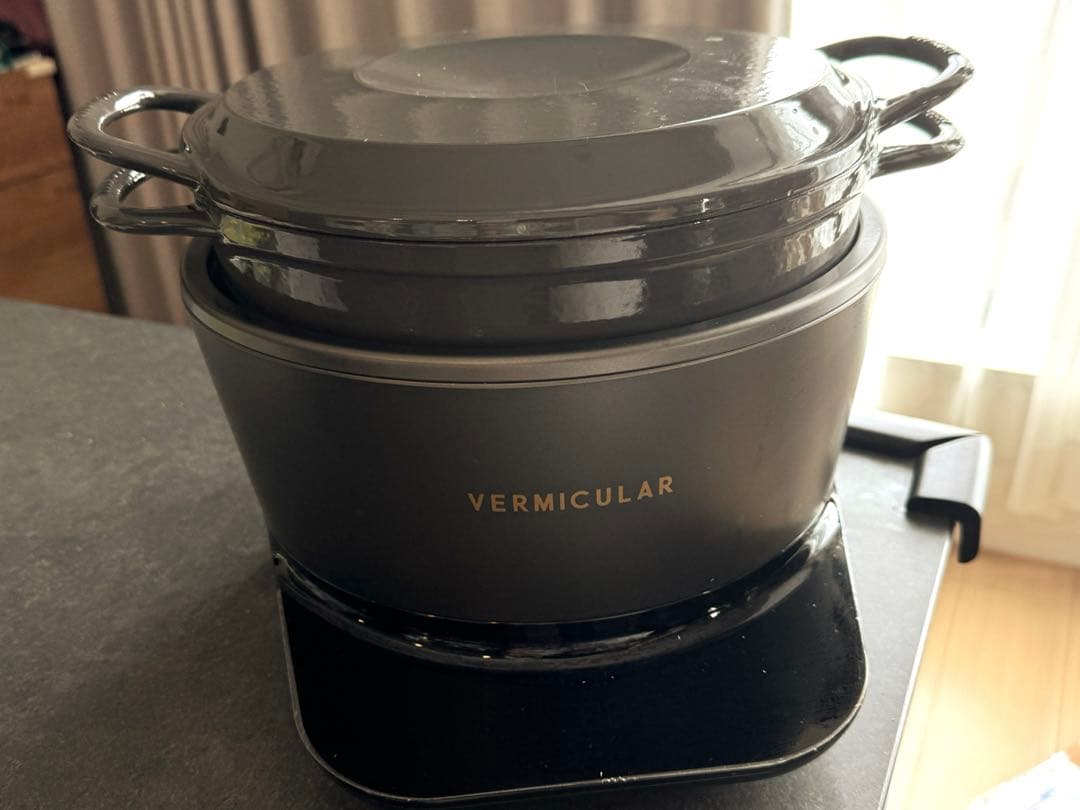 バーミキュラ ライスポット5合炊きPH23A-GY トリュフグレー人気色の