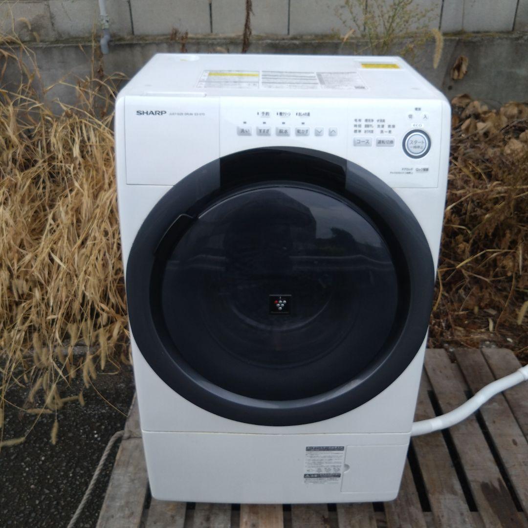 シャープ　ドラム式洗濯機　7kg乾燥3.5kg　ES-S7D-WR Amazon | シャープドラム式洗濯乾燥機 7kgタイプ 左開き ホワイト系