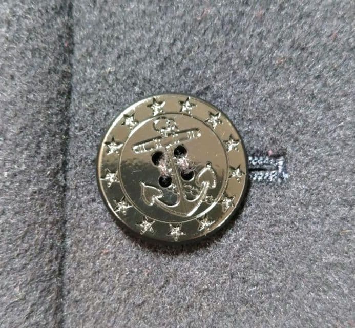 HYKE ハイク ピーコート Pコート ウール 羊毛 ネイビー green 2