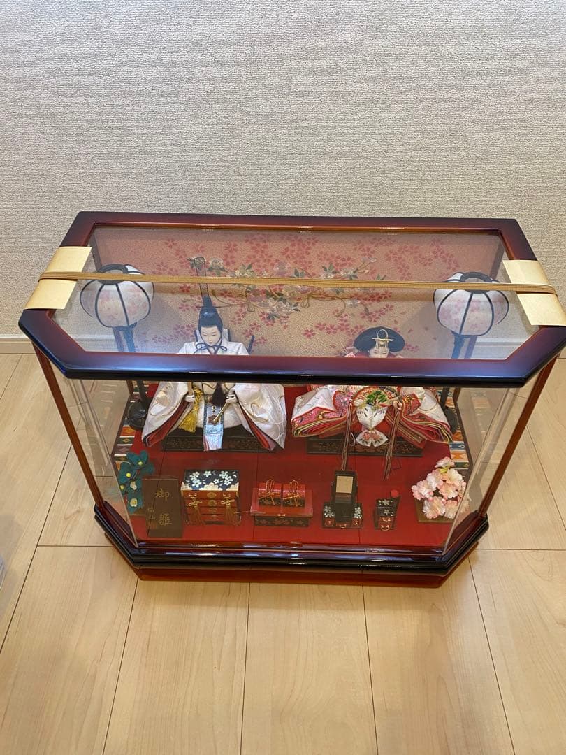 お雛様 親王飾り ケース入り 福仙 ひな祭り 初節句