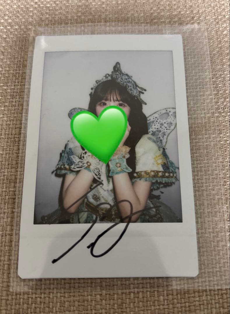 FRUITS ZIPPER フルーツジッパー 櫻井優衣 直筆サイン入り チェキ