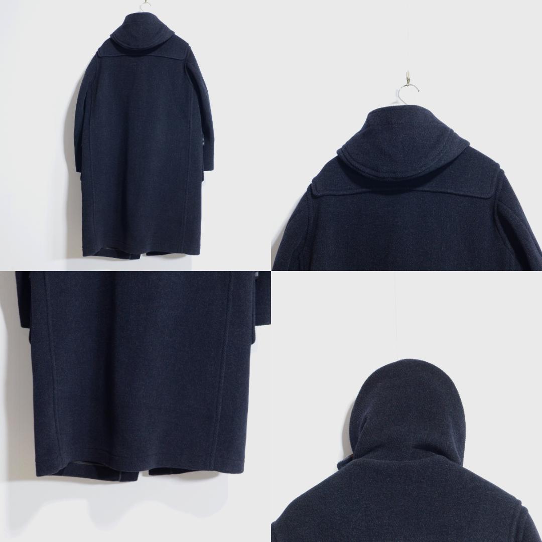 超貴重極上品 バーバリー ムーアブルック ダッフルコート ネイビー M