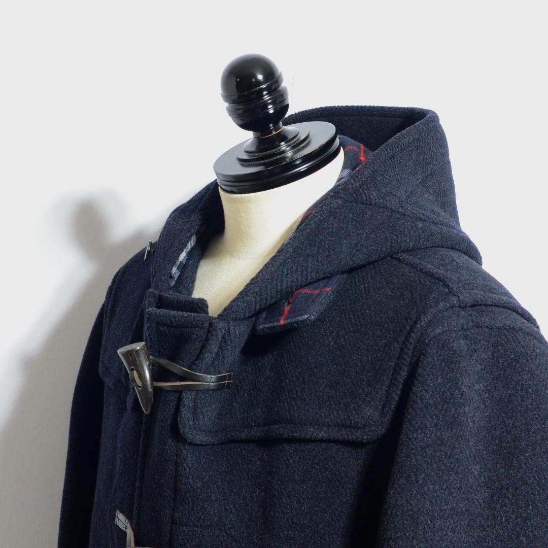 超貴重極上品 バーバリー ムーアブルック ダッフルコート ネイビー M