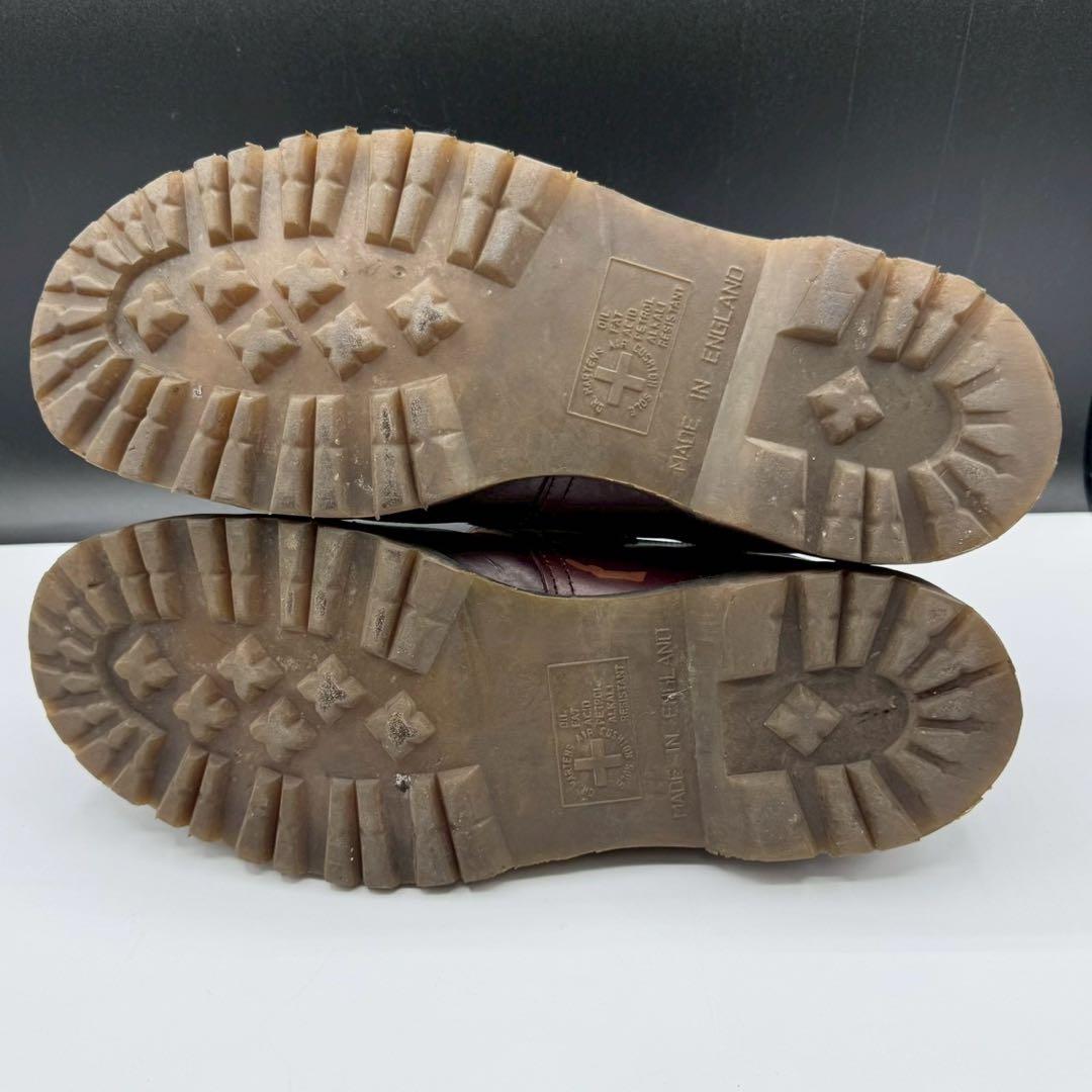 レア/UK9 ドクターマーチン イングランド製 スチールトゥ シングル