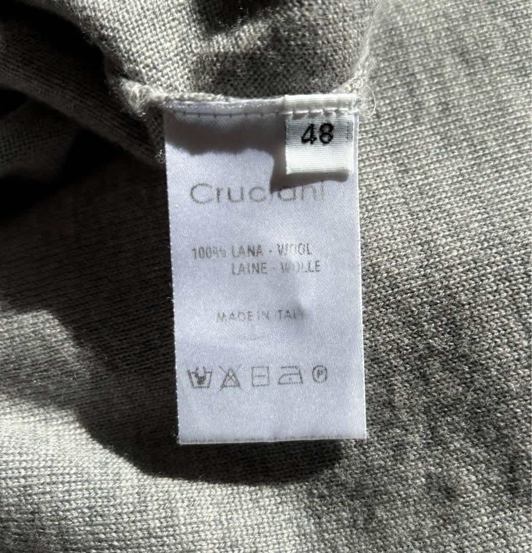 48 クルチアーニ CRUCIANIタートルネック ニット ライトグレー - メルカリ