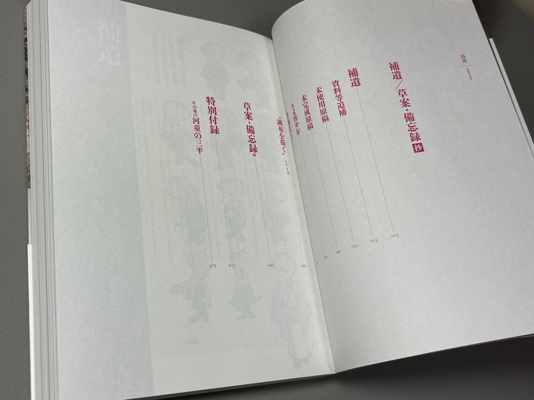 水木しげる【水木しげる漫画大全集 別巻5 補遺/草案•備忘録抄】非売品