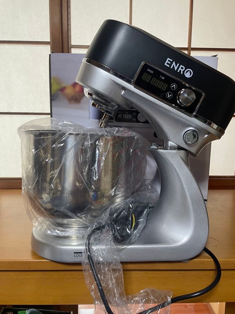 ENRO スタンドミキサー シルバー/ブラック