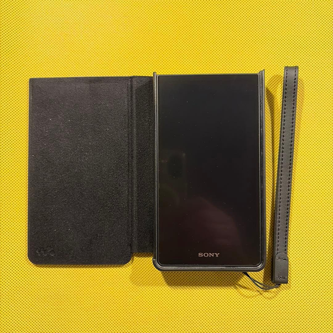 SONY NW-ZX707 純正ケース、ストラップ付き ウォークマン ZX707 用純正レザーケース | b's mono-log
