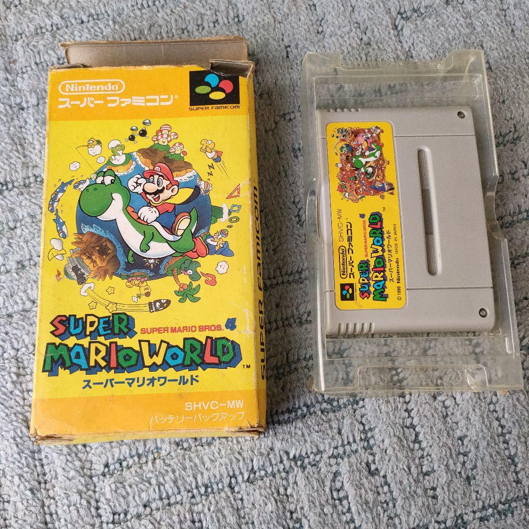 スーパーファミコン スーパーマリオワールド - メルカリ