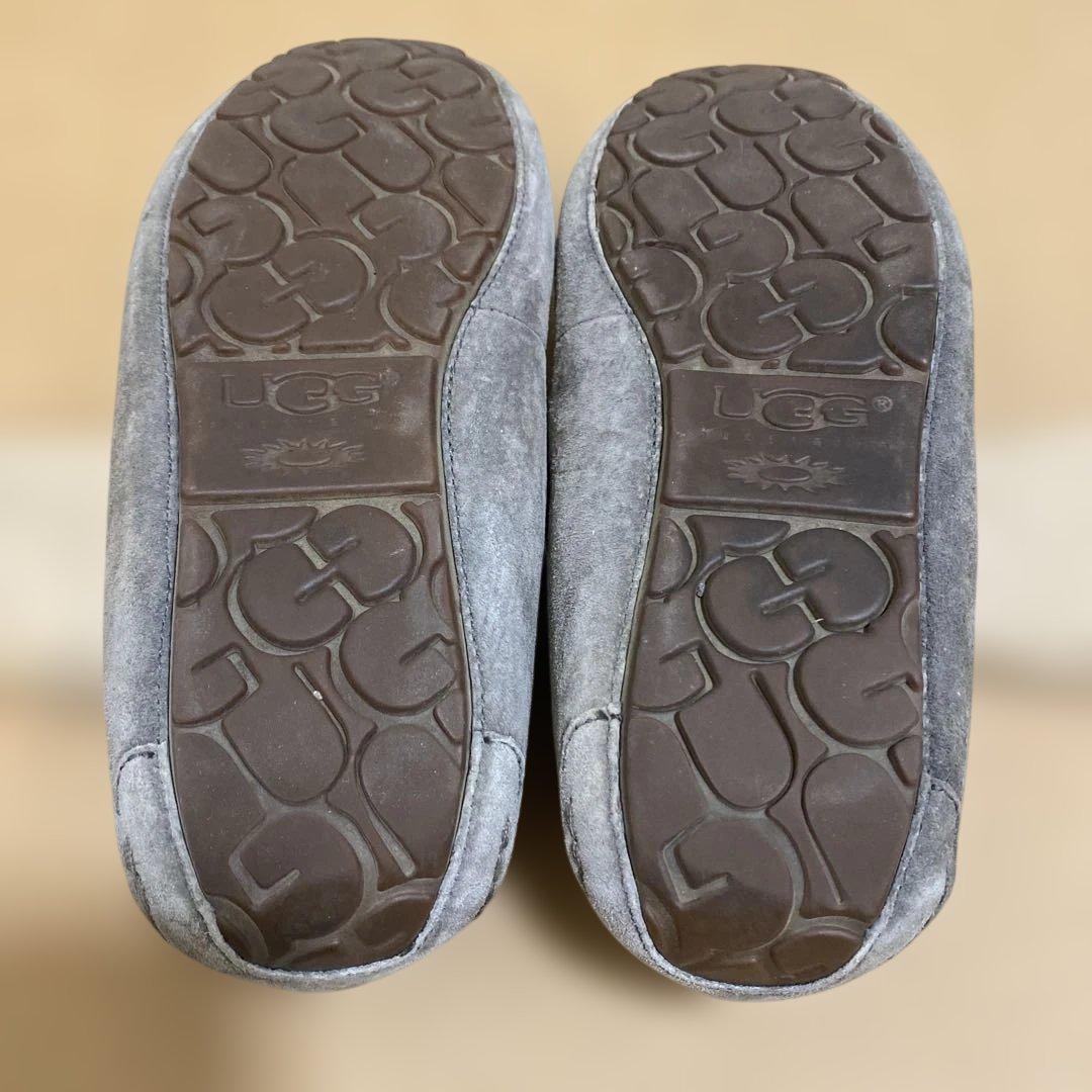 週末セール〜2/23まで】 UGG グレー リボン付きモカシン 24cm - メルカリ