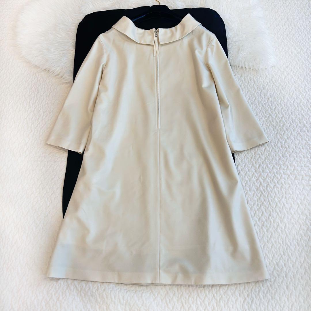 完売品♡FOXEY ニューフランネルドレスワンピース 40 近年商品 襟付き