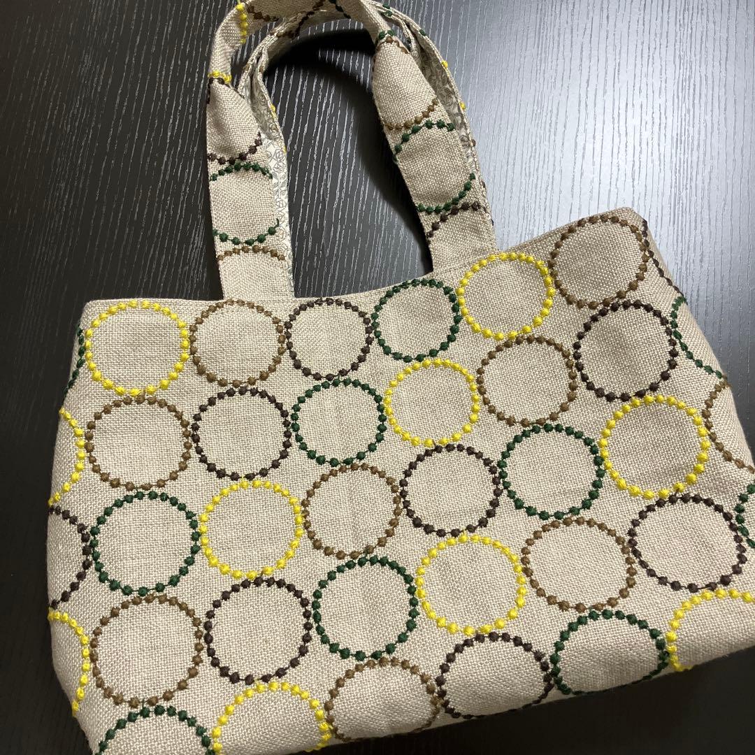 k)ミナペルホネン☆ハンドメイド バッグ(tambourine mix) ミナペルホネン holiday bag -tambourine- - ミナペルホネン正規取扱店