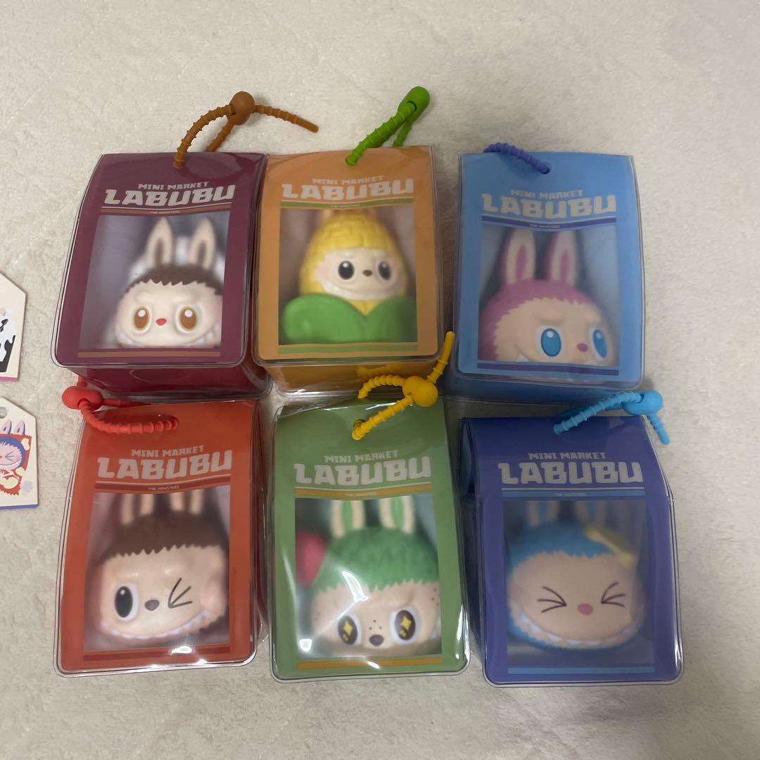 h*s様 Labubu Wacky Mart ぷにぷにチャーム 6個セット（正規 - メルカリ