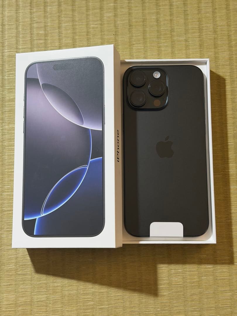 iPhone 16 pro max ブラックチタニウム 256GB SIMフリー iPhone 16 Pro 【新品未開封】iPhone 256GB SIMフリー [ブラック