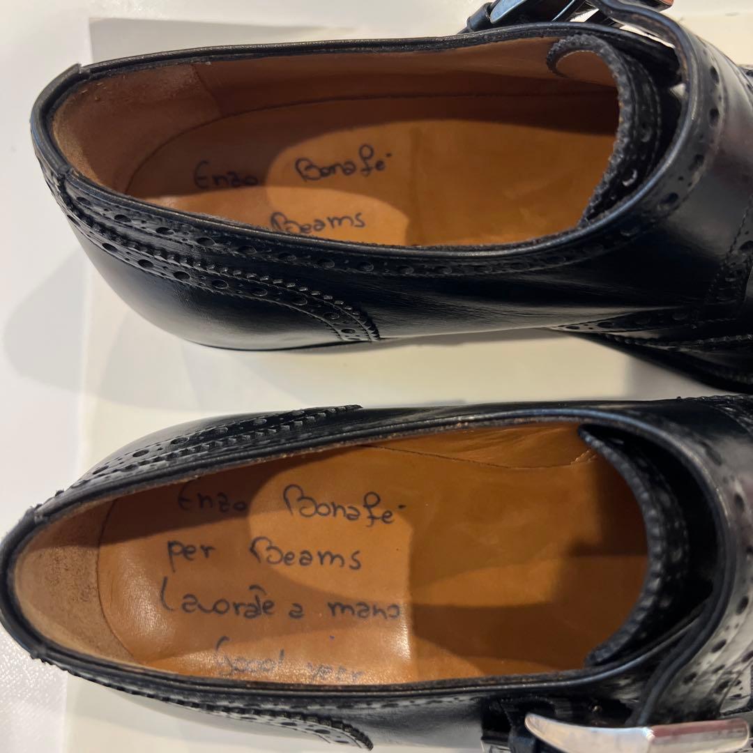 近日削除】Enzo Bonafe Carracci シングルモンクストラップ - メルカリ