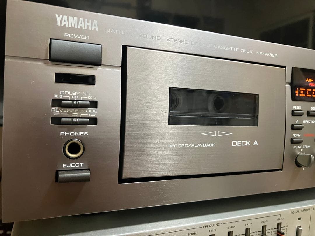 【動作品】Yamaha KX-W392 カセットデッキ／カセットテープ付き Yamaha KX-W392 Dual Cassette Deck Demo - YouTube