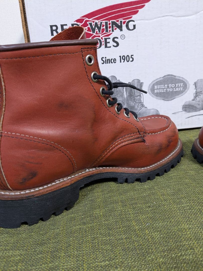 廃盤 希少 レッドウィング 8175 モックトゥ ブーツ 23cm