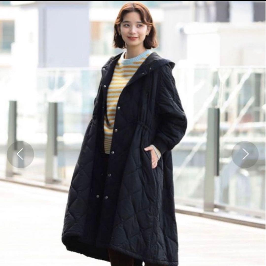 BEAMS BOY ナイロン キルティングフードコート - メルカリ