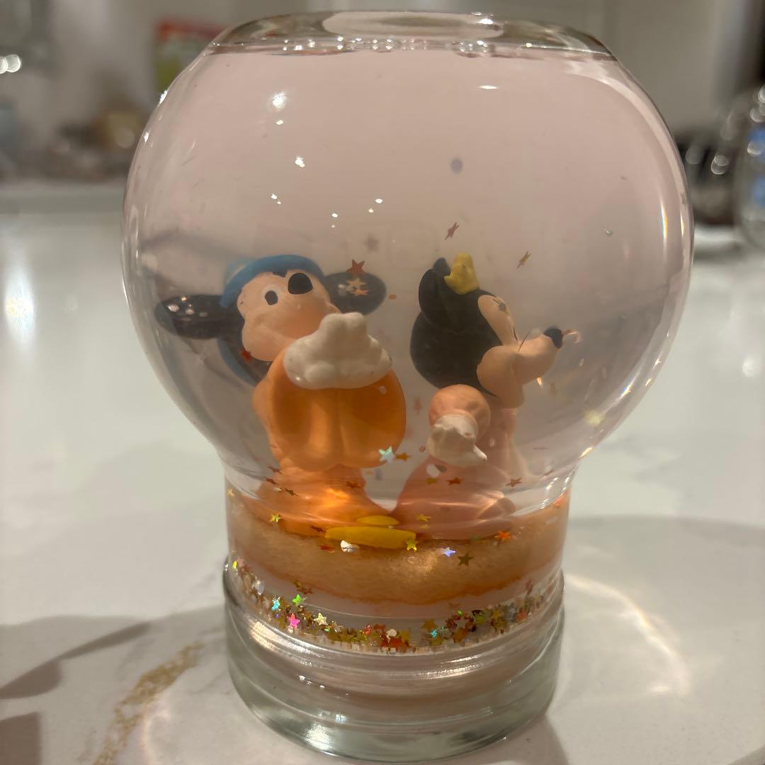 クリスマス ミッキーマウス ミニーマウス スノードーム 手作り