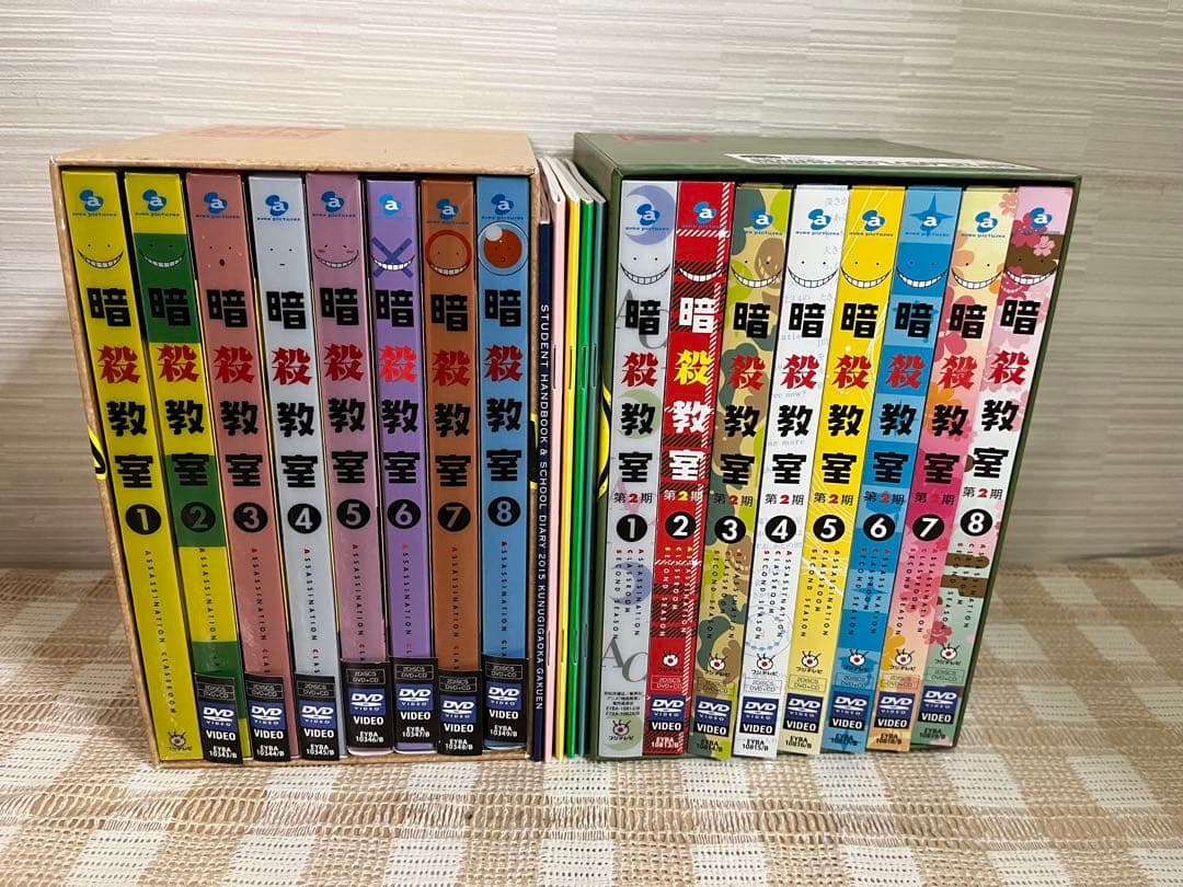 暗殺教室　1+2期　初回全16巻セット DVD Amazon.co.jp: アニメ「暗殺教室」10th anniversary COMPLETE BOX 上巻