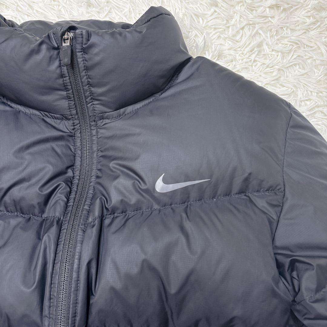 00s y2k NIKE ナイキ ダウンジャケット 黒 XL ヌプシ型 テック系