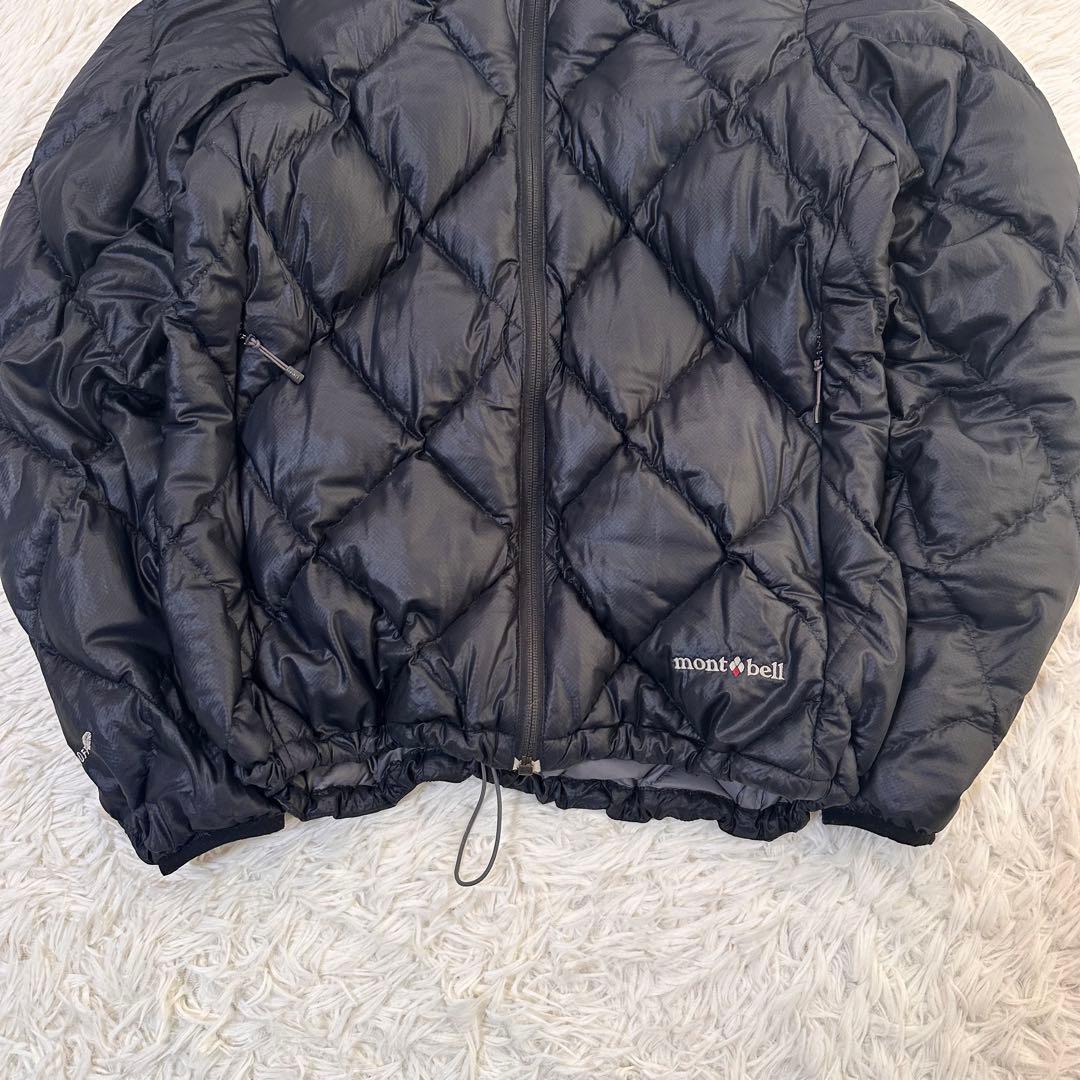 montbell 00s キルティング アルパインダウンパーカ テック系 黒
