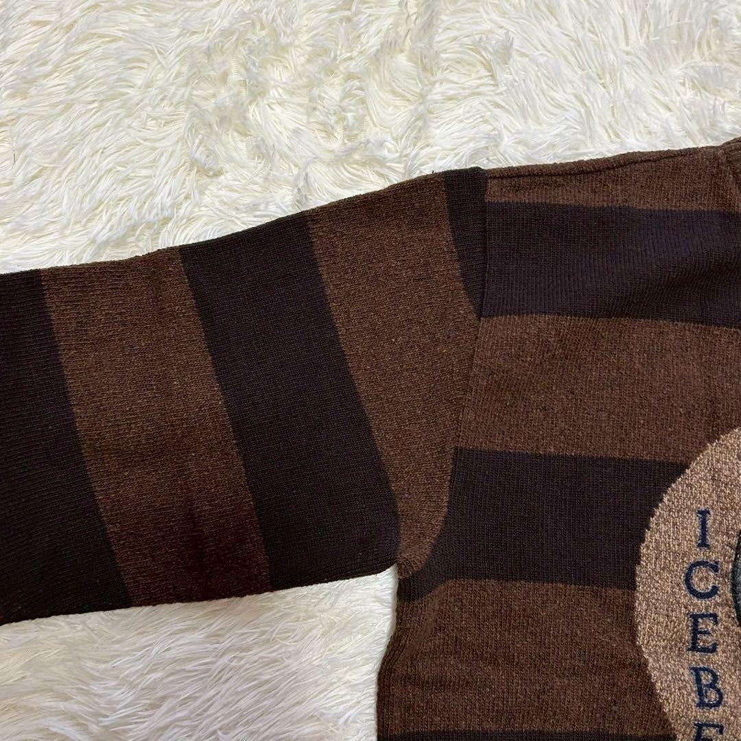 ICEBERG HISTORY ディズニーウール100 ニット イタリア製 茶M - メルカリ