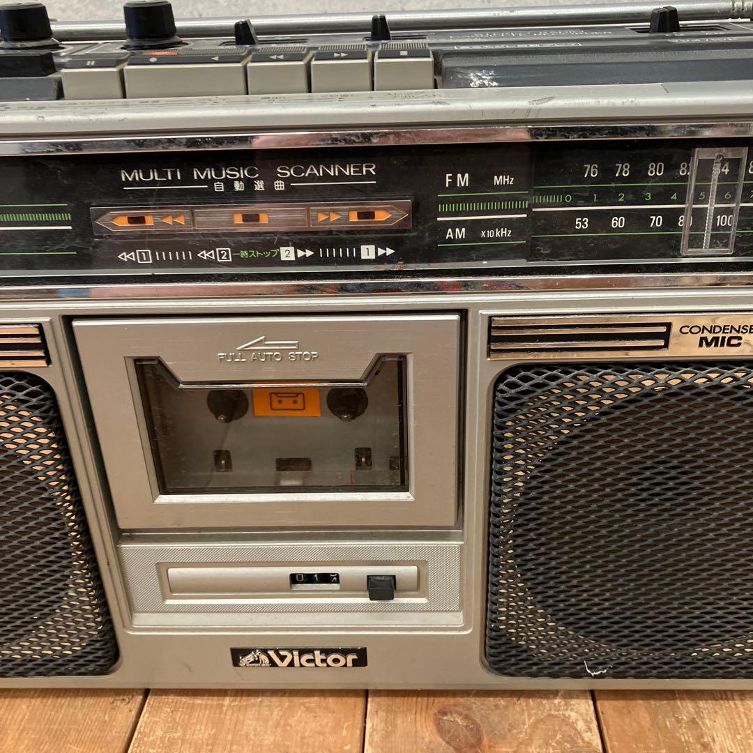 昭和レトロ Victor ビクター ステレオラジオカセットレコーダーRC-646