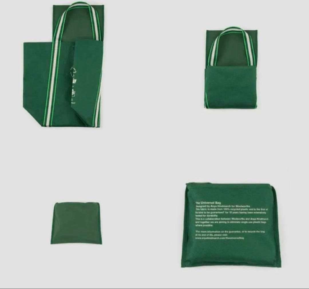 ユニバーサルバッグ Anya Hindmarch×Woolworthsコラボ - メルカリ