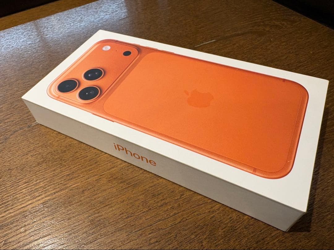 新品未使用 iPhone17ProMax コズミックオレンジ　256GB 新品未使用】Apple iPhone17promax コズミックオレンジ256 - メルカリ