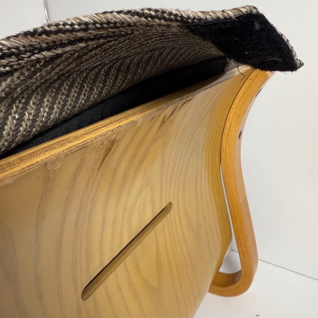 新日本木工 曲木 低座椅子 胡坐楽座椅子 ローチェア