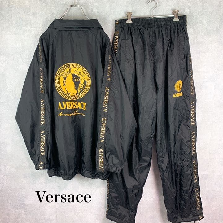 A.VERSACE ヴェルサーチ セットアップ ナイロンジャケット - メルカリ