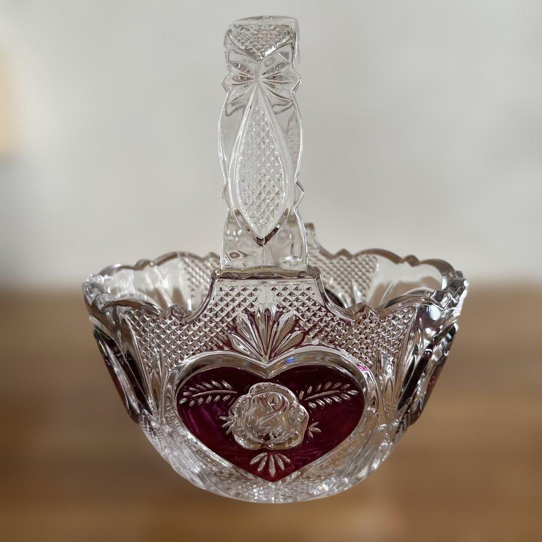 西ドイツ製のHofbauer（ホフバウワー）クリスタルバスケット - メルカリ