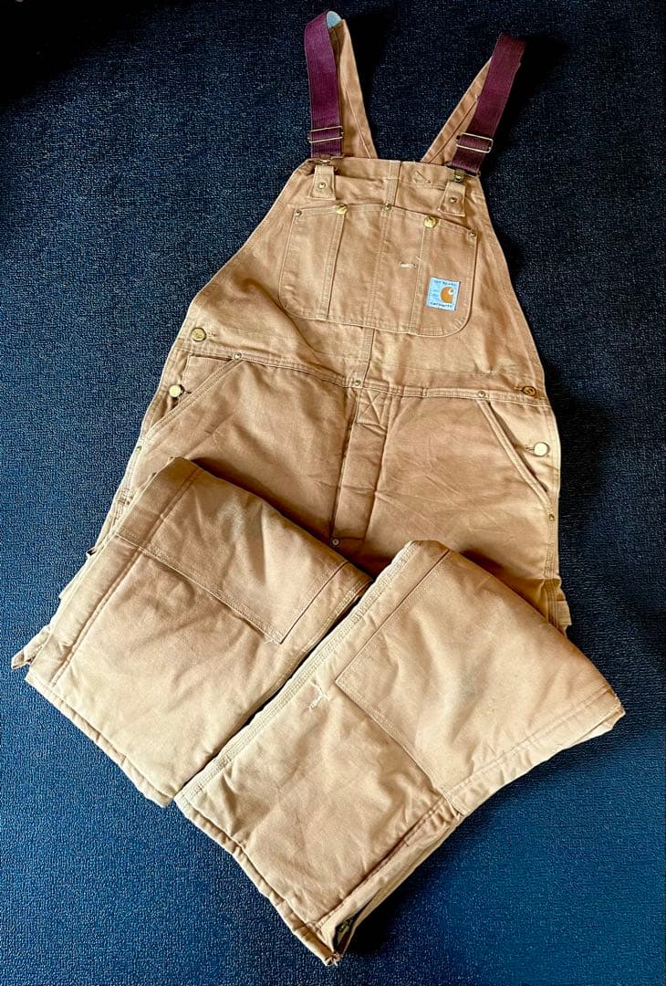 80s Carhartt カーハート 100years オーバーオール USA carharttカーハート 100周年 80s オーバーオール カモ ダブルニー