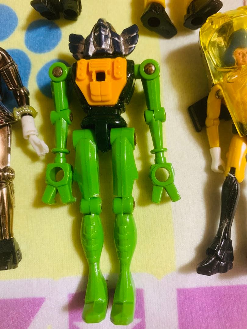 昭和レトロ ミクロマン アクロイヤー レーシングタイタン フィギュア 5