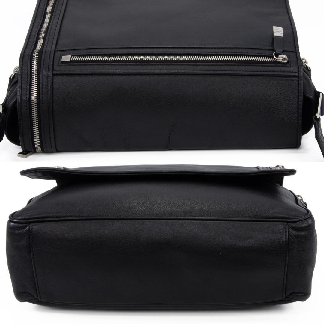 本物 ディオール オム メッセンジャーバッグ メンズ 黒 斜め掛け